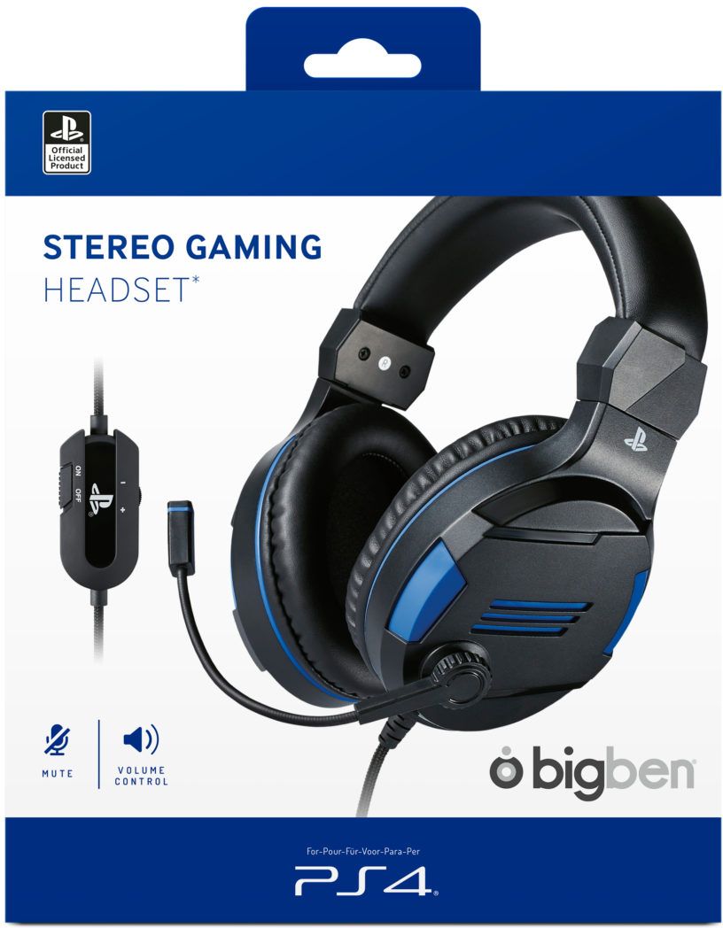 SONY OFFICIAL LARGE GAMING HEADSET PS4
